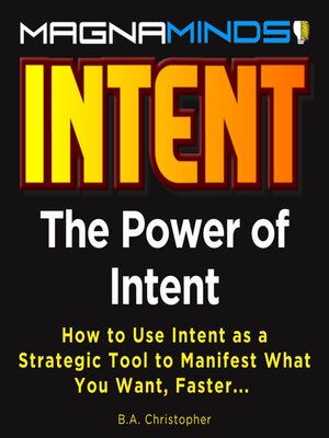 cover image of The Power of Intent